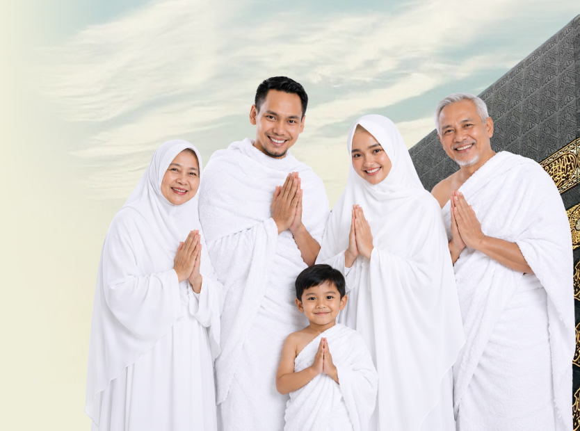 Keluarga jamaah umrah mandiri