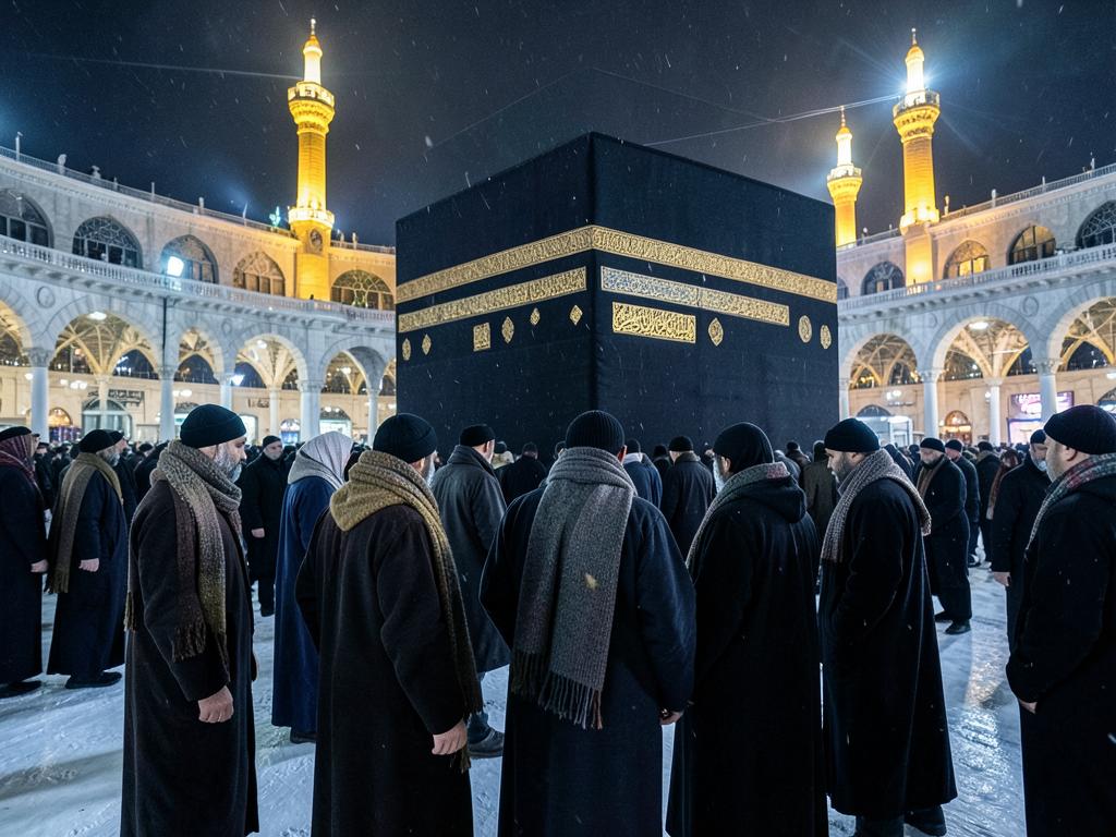 Rekomendasi Pakaian Hangat untuk Tawaf Malam Hari